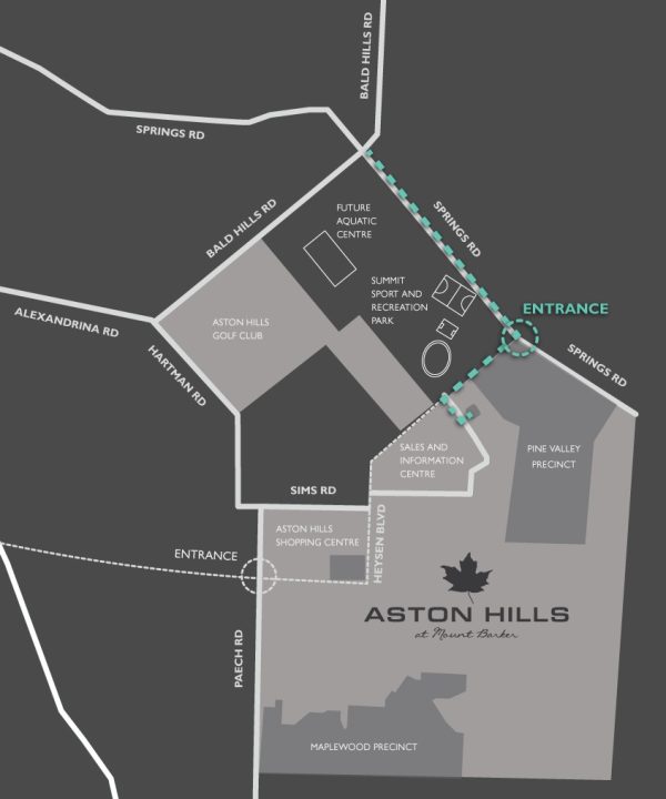 Aston Hills Mud Map